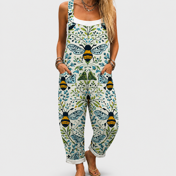 Delfina · Peto Ancho Estampado Marino