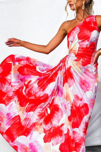Yanira · Vestido Plisado de Un Hombro