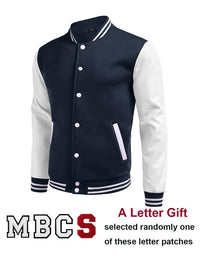 Chaqueta Bomber Universitaria Moda