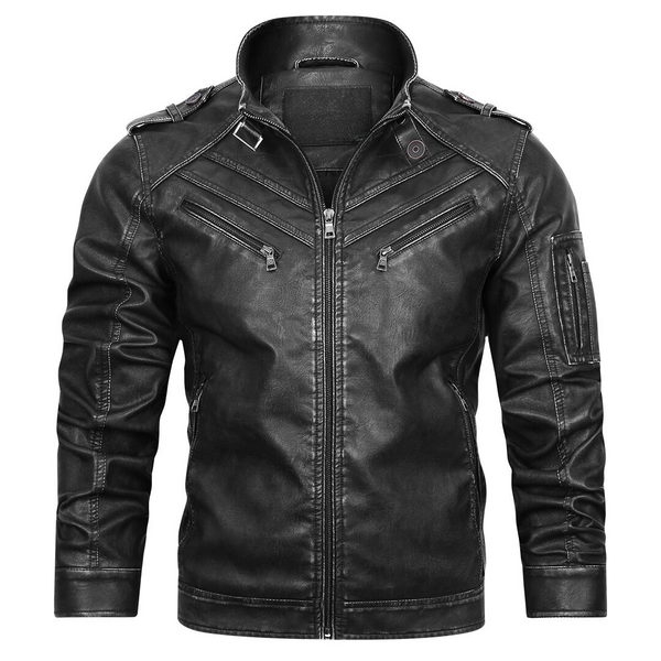 Laurent Monaco · Chaqueta de Cuero Formal