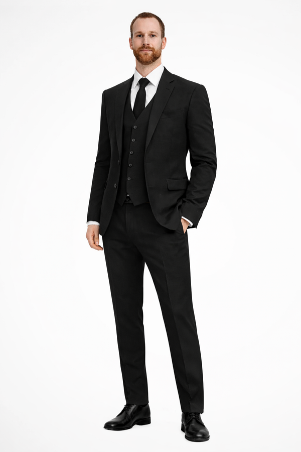 Clifton | Traje de lino de tres piezas para hombre con blazer, pantalón y chaleco™