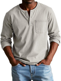 Connor · Camisa Vintage de Manga Larga