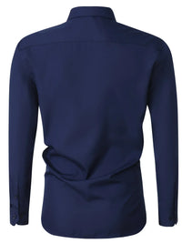 Hunter · Camisa Elegante de Manga Larga con Botones