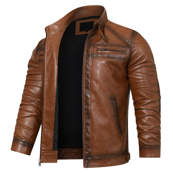 Laurent Monaco · Chaqueta de Cuero Cruiser