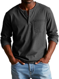 Connor · Camisa Vintage de Manga Larga