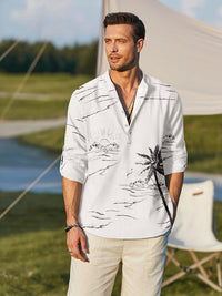Camisa Vacaciones Coco Estampado Diseñador