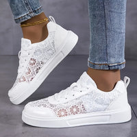 Dentelle · Zapatillas de Encaje Floral