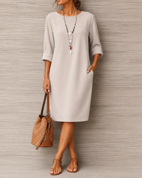 Odette | Vestido Midi Moldeador de Abdomen
