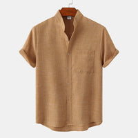Benjamin · Camisa de Algodón Lisa con Botones