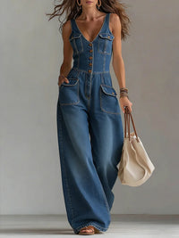 Sofia · Mono de Denim Relaxed Fit