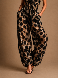 Carla · Mono Halter Estampado Animal