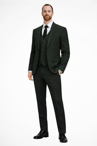Clifton | Traje de lino de tres piezas para hombre con blazer, pantalón y chaleco™