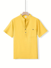 Ethan · Camisa Elegante de Manga Corta