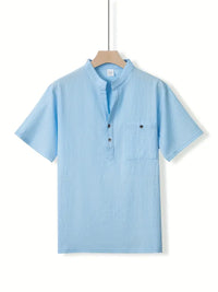 Ethan · Camisa Elegante de Manga Corta