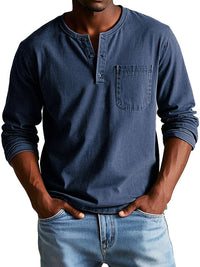 Connor · Camisa Vintage de Manga Larga