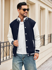 Chaqueta Bomber Universitaria Moda