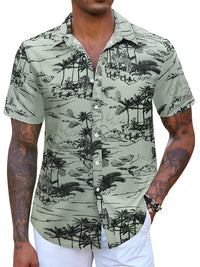 Camisa Estampada Casual Vacaciones Diseñador