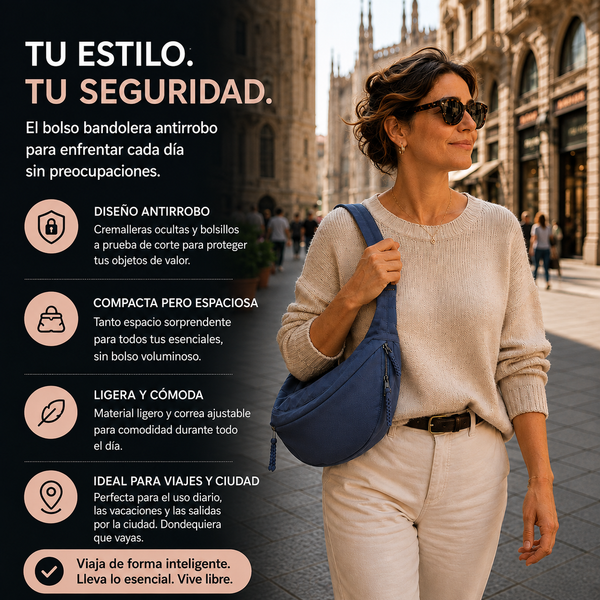 Dalia · Bolso de Hombro Elegante Azul