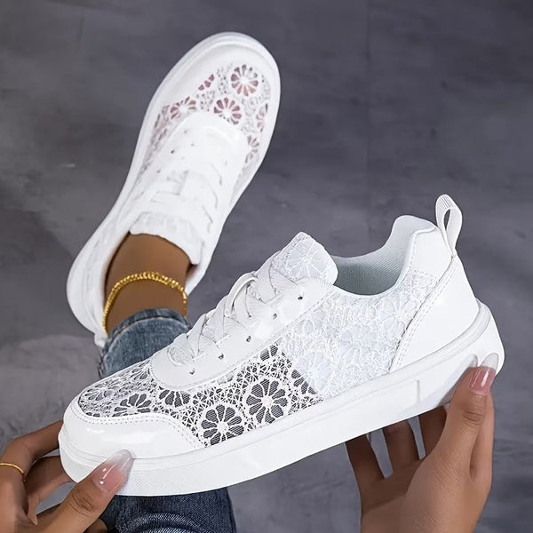 Dentelle · Zapatillas de Encaje Floral