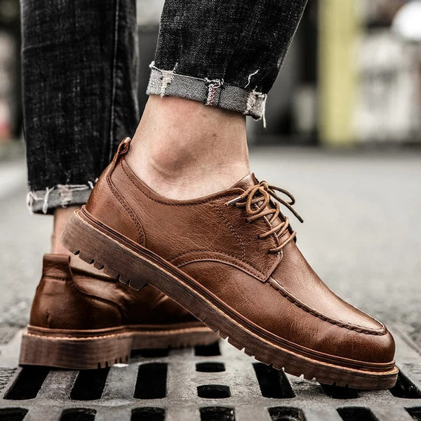 Westwell · Zapatos Bajos de Cuero Genuino