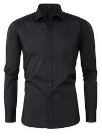 Hunter · Camisa Elegante de Manga Larga con Botones
