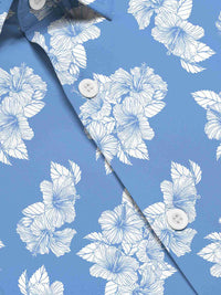 Camisa Hawaiana Tropical Floral Diseñador
