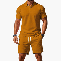 Conjunto Polo y Bermudas de Manga Corta para Hombre