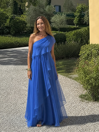 Valeria · Vestido Maxi con Volantes