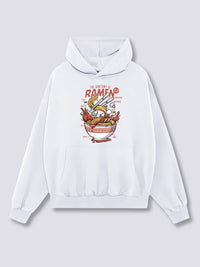 Estampado Frontal - Anatomía del Ramen Sudadera con Capucha