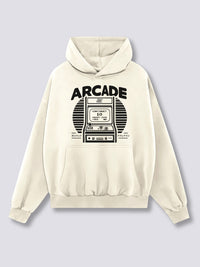 Estampado Frontal - Arcade Juego Sudadera con Capucha