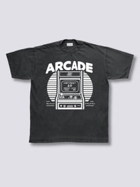 Estampado Frontal - Arcade Juego Camiseta Vintage