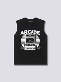 Estampado Frontal - Arcade Juego Camiseta sin Mangas