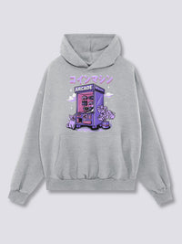 Estampado Frontal - Arcade Sudadera con Capucha