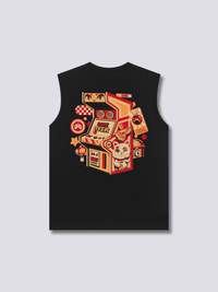 Arcade Neko Camiseta sin Mangas