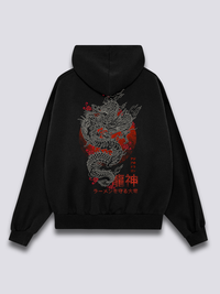 Dragón Asiático Sudadera con Capucha