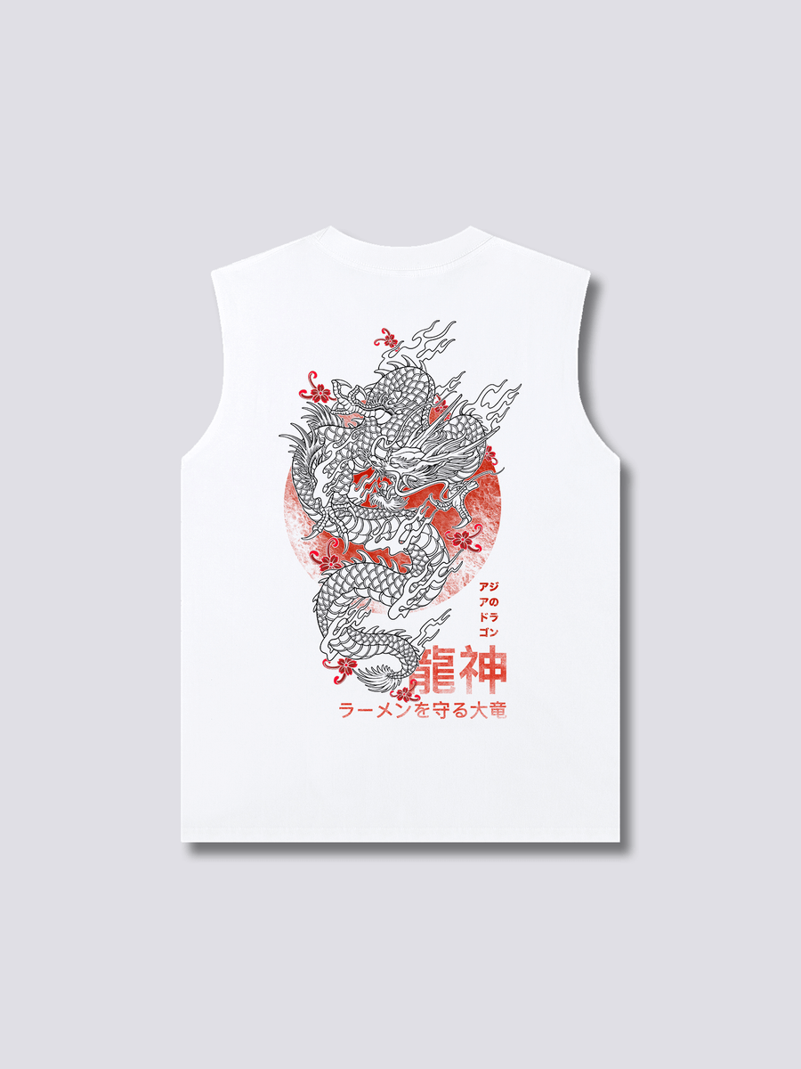 Dragón Asiático Camiseta sin Mangas
