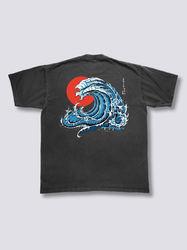 Ondulado Fénix Camiseta Vintage