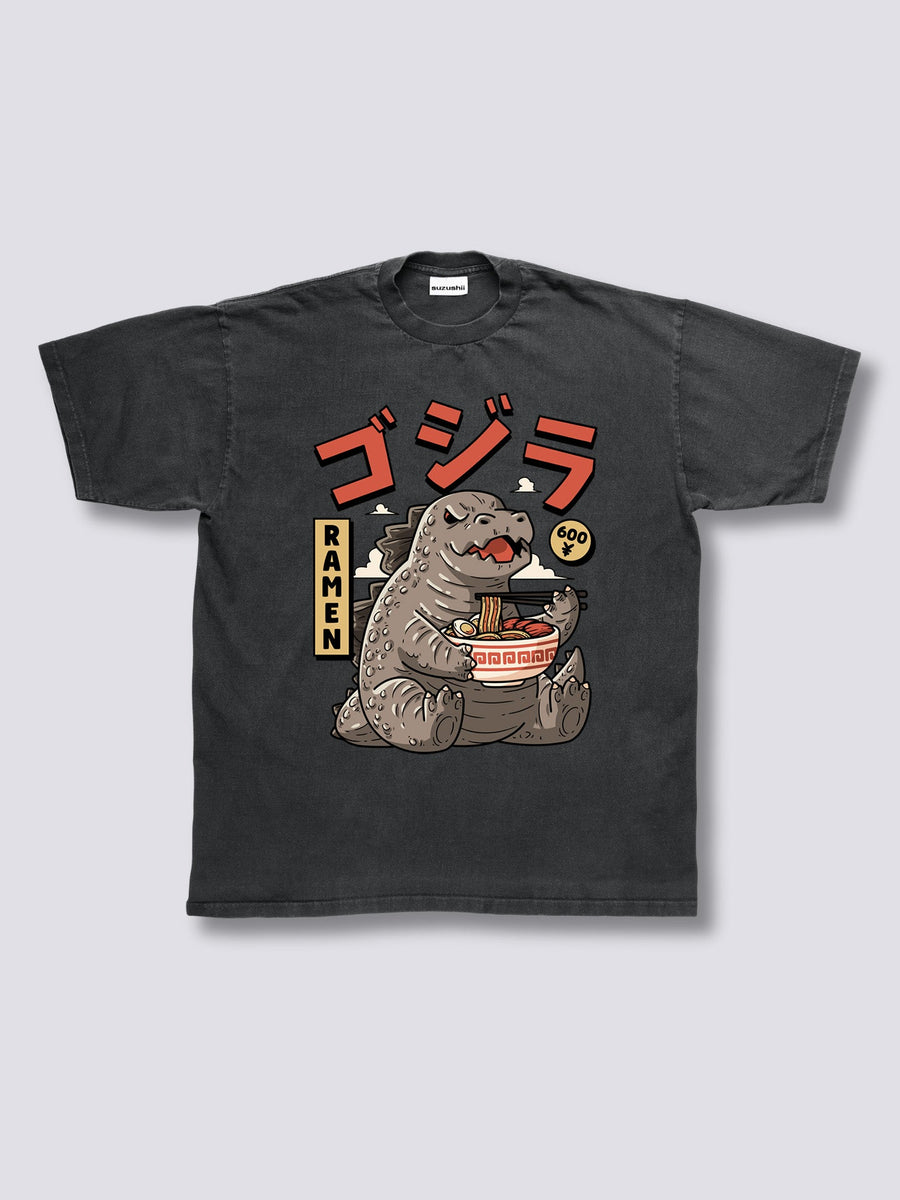 Estampado Frontal - Babyzilla Camiseta Vintage