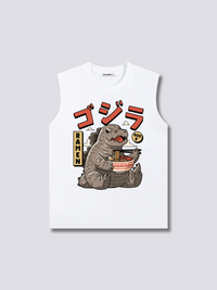 Estampado Frontal - Babyzilla Camiseta sin Mangas