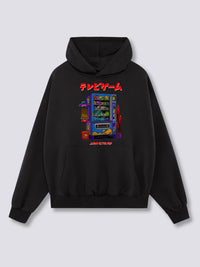 Estampado Frontal - Máquina de Snacks Sudadera con Capucha
