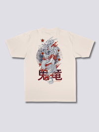 Burning Dragón Camiseta