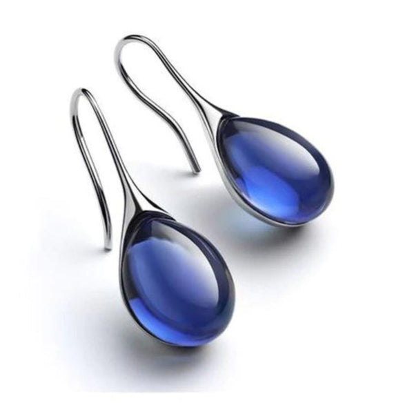 Cristal Dorado · Pendientes de Cristal Oro y Plata