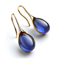 Cristal Dorado · Pendientes de Cristal Oro y Plata