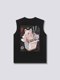 Gato Caja Camiseta sin Mangas