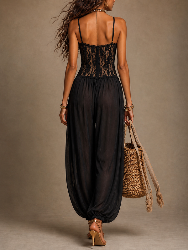 Élodie · Mono Halter de Encaje