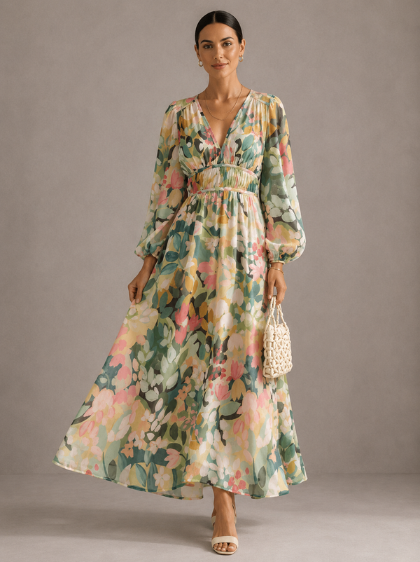 Celine · Vestido Elegante Floral