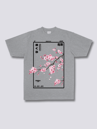 Estampado Frontal - Flor de Cerezo Camiseta