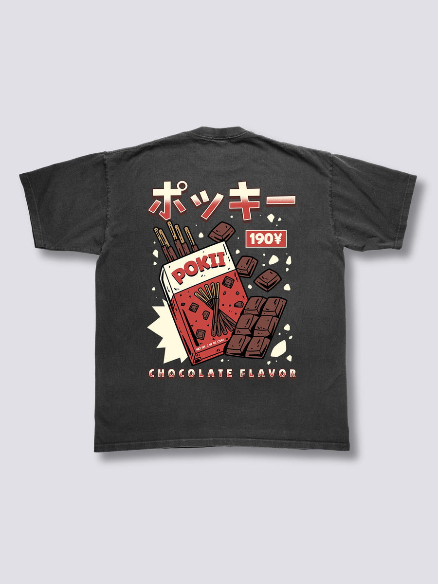 Chocolate Pokii Camiseta Vintage