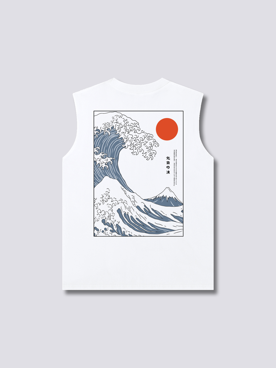 Olas Rompiendo Camiseta sin Mangas