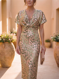 Antonella · Vestido Elegante de Tejido Ligero y Fluido
